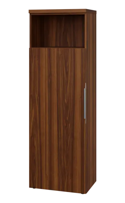 SIN 5 - 6DN kancelářská skříň, 1-dveřová/nika, levá, 1820x600x400, ořech královský SIN 5 - 6DN kancelářská skříň, 1-dveřová/nika, levá, 1820x600x400, ořech královský